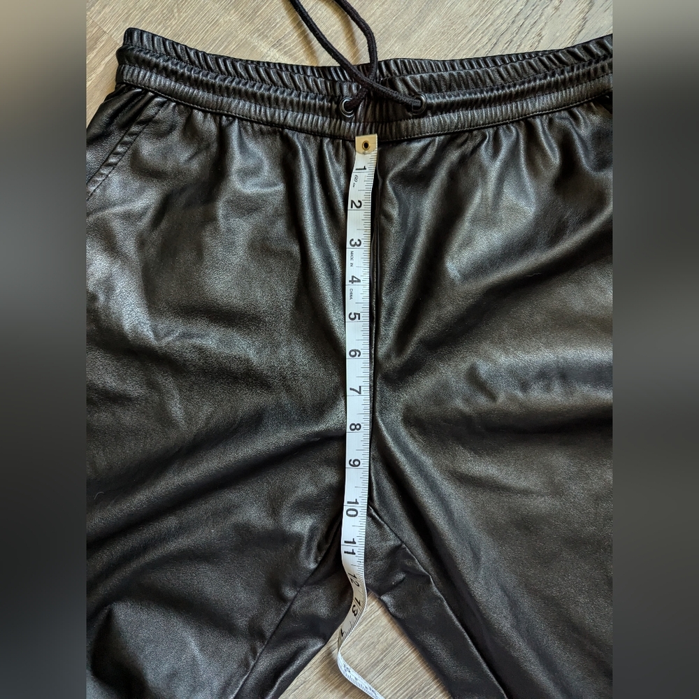 A New Day Faux Leather Joggers Size S - Picture 6 of 6
